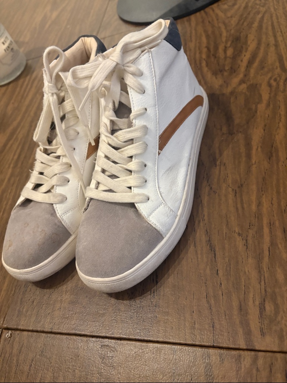 White High-Top Sneakers